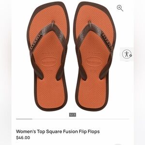 NWOT Havaianas Fusion Flip Flops